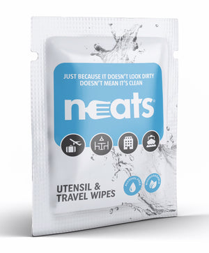 Neats Utensil & Travel Wipes (Individual Wipes)